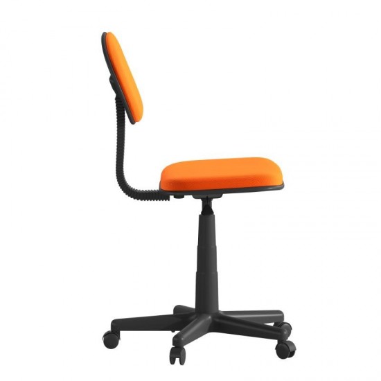 Flash Furniture Harry LT Orange Low Back Task Chair BT-698-LTORNG-GG