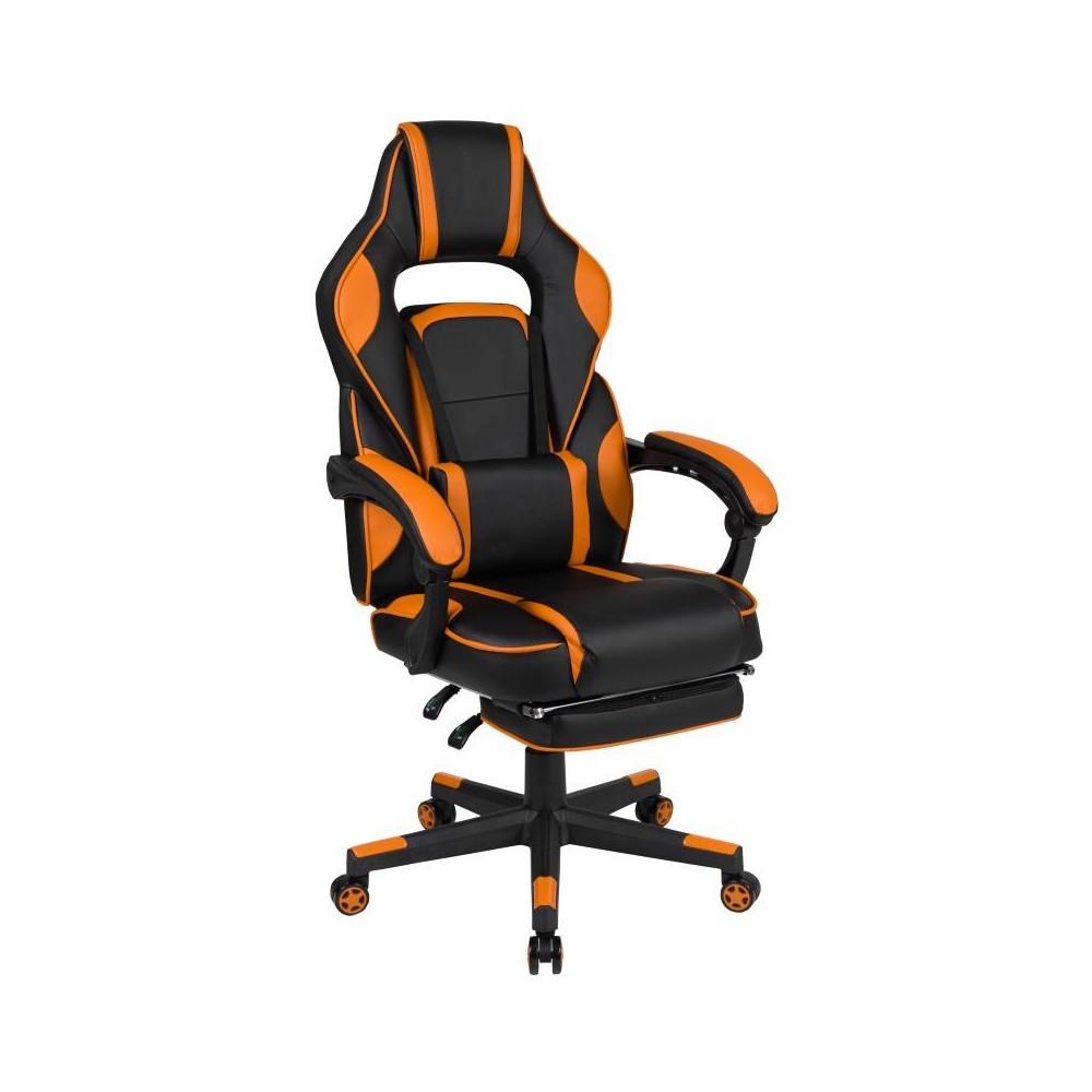 Flash Furniture X40 Orange Reclining Gaming Chair CH-00288-OR-GG Flash Furniture X40 Orange Reclining Gaming Chair CH-00288-OR-GG