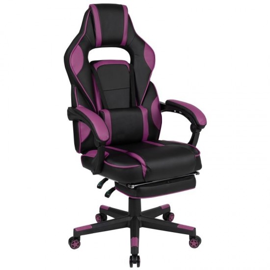 Flash Furniture X40 Purple Reclining Gaming Chair CH-00288-PR-GG