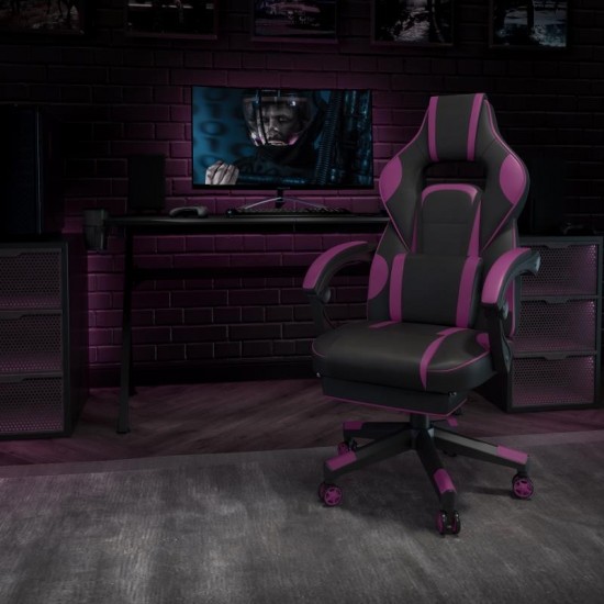 Flash Furniture X40 Purple Reclining Gaming Chair CH-00288-PR-GG