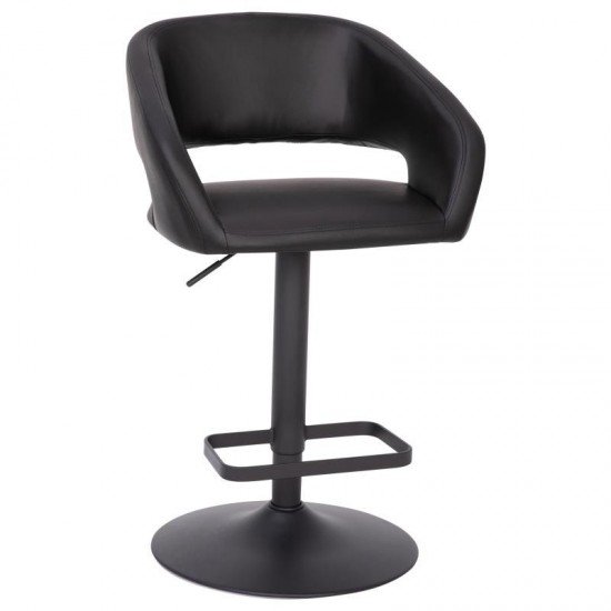 Flash Furniture Erik Black Vinyl Barstool CH-122070-BKBK-GG