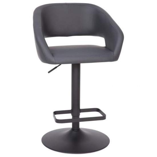 Flash Furniture Erik Gray Vinyl Barstool CH-122070-GYBK-GG