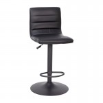 Flash Furniture Vincent Black Vinyl Barstool CH-92023-1-BKBK-GG