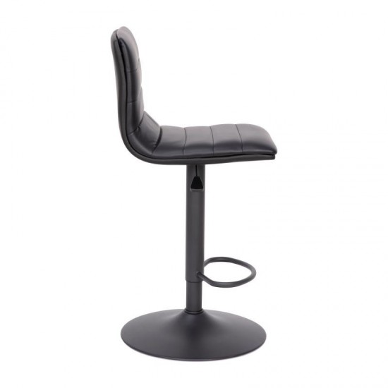 Flash Furniture Vincent Black Vinyl Barstool CH-92023-1-BKBK-GG