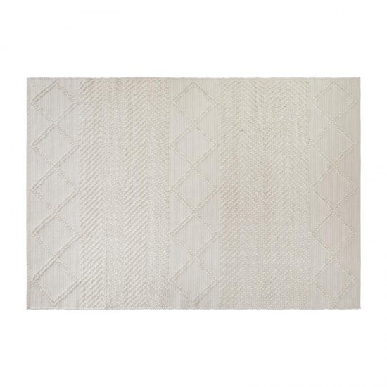 Flash Furniture Melissa 5'x7' Ivory & White Area Rug CI-20-9450A-57-CR-GG