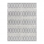 Flash Furniture Deanna Gray/Ivory 8x10 Boho Area Rug CI-21-231-810-GY-GG