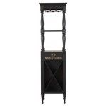 ACME Anthony Wine Cabinet, Antique Black