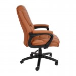 Flash Furniture Flash Fundamentals Brown Big & Tall Leather Chair CX-1179H-BR-GG