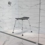 Flash Furniture HERCULES Gray Bath & Shower Chair DC-HY3410L-GRY-GG