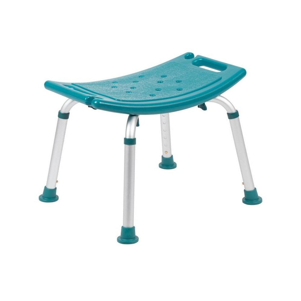 Flash Furniture HERCULES Teal Bath & Shower Chair DC-HY3410L-TL-GG