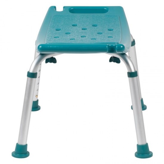 Flash Furniture HERCULES Teal Bath & Shower Chair DC-HY3410L-TL-GG