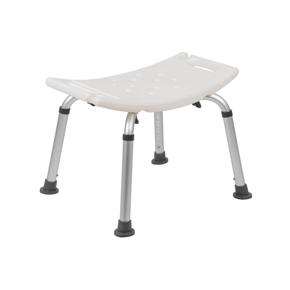 Flash Furniture HERCULES White Bath & Shower Chair DC-HY3410L-WH-GG