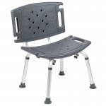 Flash Furniture HERCULES Gray Bath & Shower Chair DC-HY3501L-GRY-GG