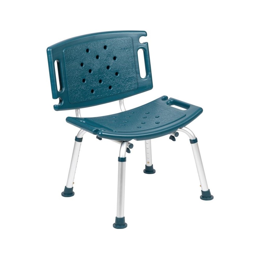 Flash Furniture HERCULES Navy Bath & Shower Chair DC-HY3501L-NV-GG