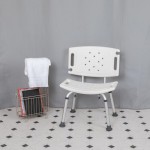 Flash Furniture HERCULES Series White Bath & Shower Chair DC-HY3501L-WH-GG