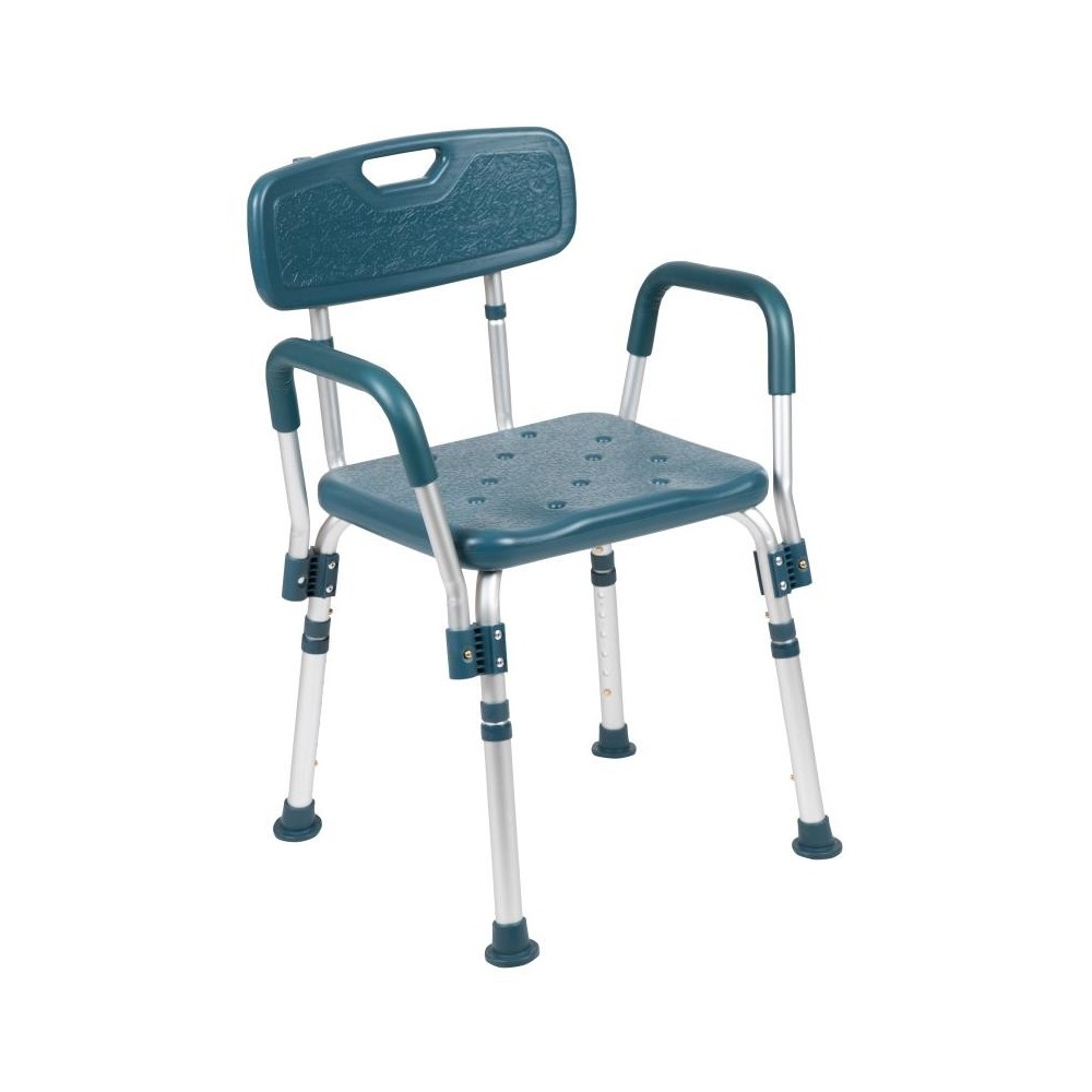 Flash Furniture HERCULES Navy Quick Release Bath Chair DC-HY3523L-NV-GG Flash Furniture HERCULES Navy Quick Release Bath Chair DC-HY3523L-NV-GG