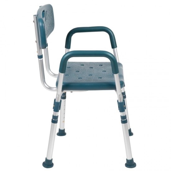 Flash Furniture HERCULES Navy Quick Release Bath Chair DC-HY3523L-NV-GG