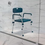 Flash Furniture HERCULES Navy Quick Release Bath Chair DC-HY3523L-NV-GG
