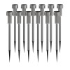 Flash Furniture Hartford 12 Pack Stainless Solar Lights DN-SL104-12-SS-GG