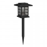 Flash Furniture Halsey 8PK Black Lantern Solar Lights DN-SL106-8-BK-GG