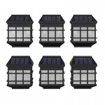 Flash Furniture Holder 6 Pack Black Solar Deck Lights DN-SL108-6-BK-GG