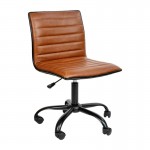 Flash Furniture Alan Brown Low Back Task Chair DS-512B-BR-BK-GG