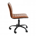 Flash Furniture Alan Brown Low Back Task Chair DS-512B-BR-BK-GG