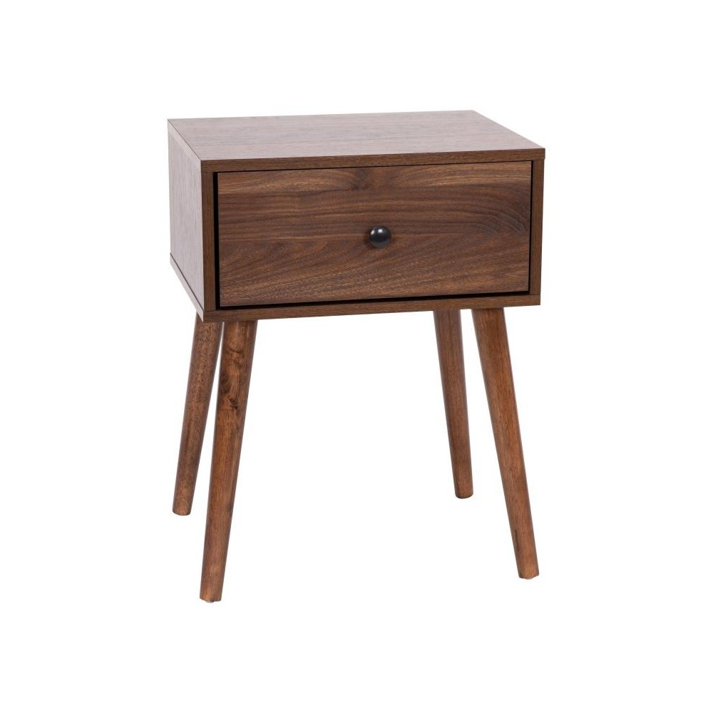 Flash Furniture Hatfield Dark Walnut One Drawer Table EM-0319-WAL-GG