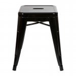 Flash Furniture Kai 4 Pack Black Metal Stool ET-BT3503-18-BLK-GG