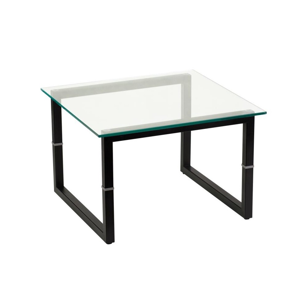 Flash Furniture Inman Glass End Table FD-END-TBL-GG Flash Furniture Inman Glass End Table FD-END-TBL-GG