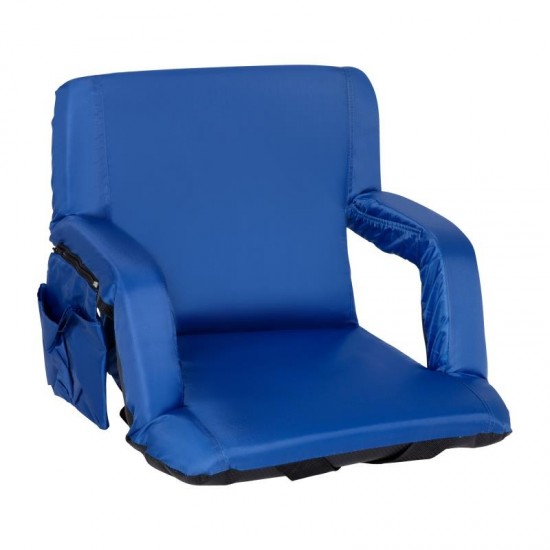 Flash Furniture Malta Blue Reclining Stadium Chair FV-FA090-BL-GG