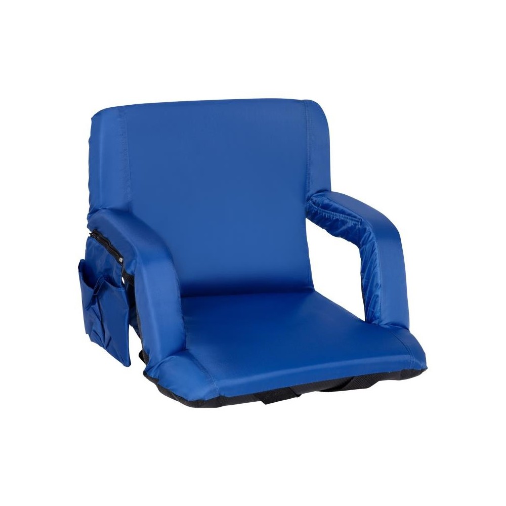 Flash Furniture Malta Blue Reclining Stadium Chair FV-FA090-BL-GG