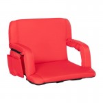 Flash Furniture Malta Red Reclining Stadium Chair FV-FA090L-RD-GG