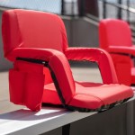 Flash Furniture Malta Red Reclining Stadium Chair FV-FA090-RD-GG