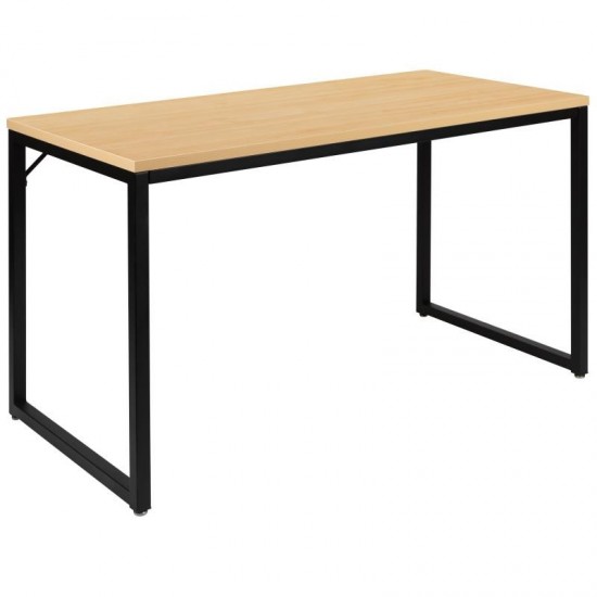 Flash Furniture Tiverton Collection Maple Commercial Desk GC-GF156-12-MAP-BK-GG