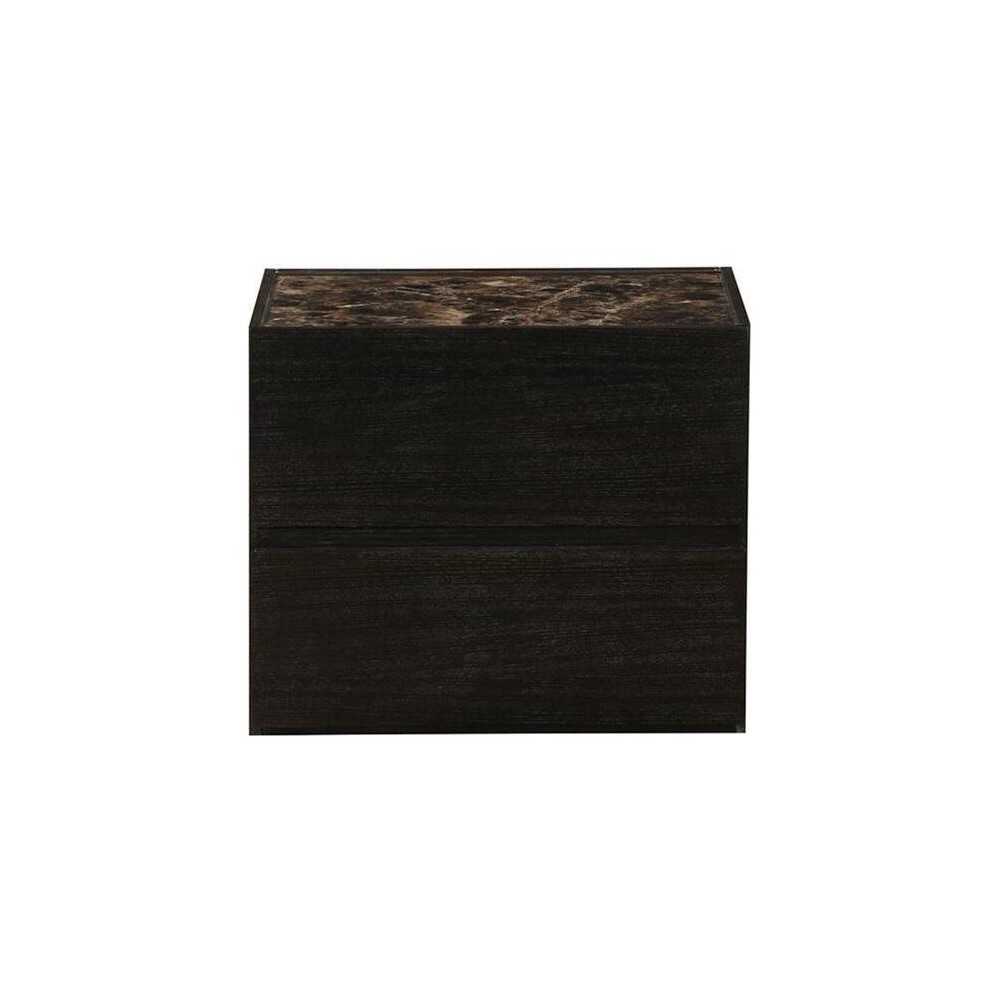 ACME Wellins Night Table, Faux Marble & Espresso ACME Wellins Night Table, Faux Marble & Espresso