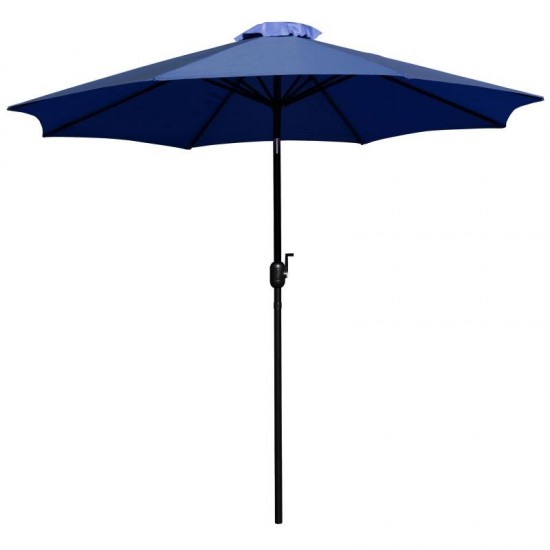 Flash Furniture Kona Navy 9 FT Round Patio Umbrella GM-402003-NVY-GG