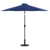 Flash Furniture Sunny Navy Umbrella & Black Base Set GM-402003-UB19B-NVY-GG