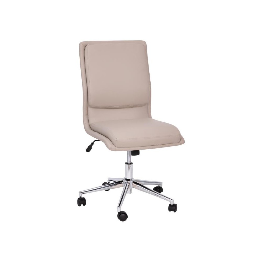 Flash Furniture Madigan Taupe LeatherSoft Office Chair GO-21111-TAUPE-GG