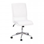 Flash Furniture Madigan White LeatherSoft Office Chair GO-21111-WH-GG