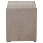 ACME Yaxley Night Table, White Washed