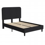 Flash Furniture Addison Black Full Size Platform Bed HG-3WPB21-F02-F-BK-GG