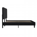 Flash Furniture Addison Black Full Size Platform Bed HG-3WPB21-F02-F-BK-GG