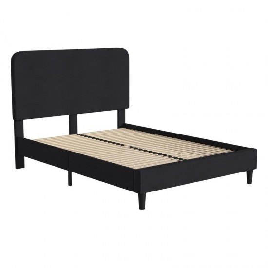 Flash Furniture Addison Black Queen Size Platform Bed HG-3WPB21-Q03-Q-BK-GG