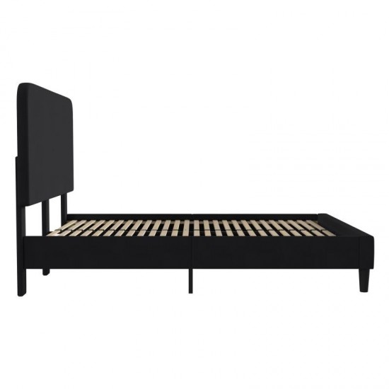 Flash Furniture Addison Black Queen Size Platform Bed HG-3WPB21-Q03-Q-BK-GG