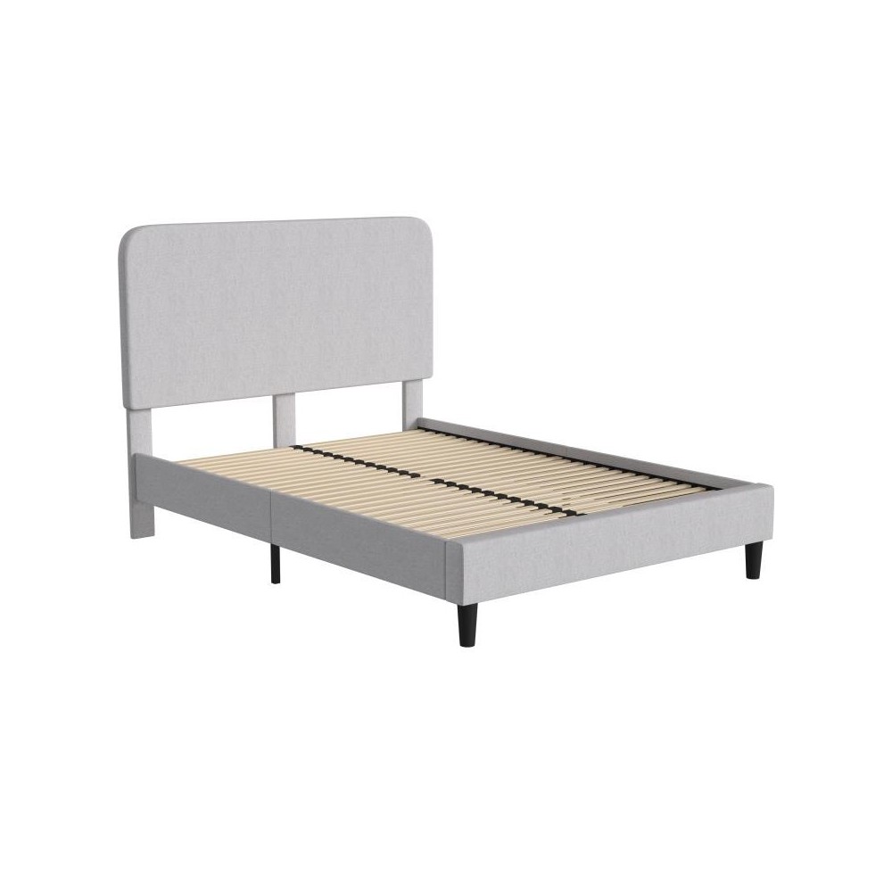 Flash Furniture Addison Grey Queen Size Platform Bed HG-3WPB21-Q03-Q-GY-GG