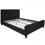 Flash Furniture Tribeca Queen Platform Bed Set-Black HG-BM10-23-GG