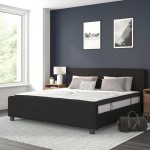 Flash Furniture Tribeca King Platform Bed Set-Black HG-BM10-24-GG