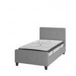 Flash Furniture Tribeca Twin Platform Bed Set-Gray HG-BM10-25-GG