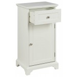 ACME Simes Cabinet, Marble & White